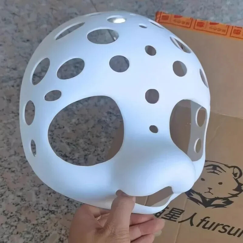 Animal Costume Production, 3D Printed Helmet, DIY Material Mask, Furuit Headset