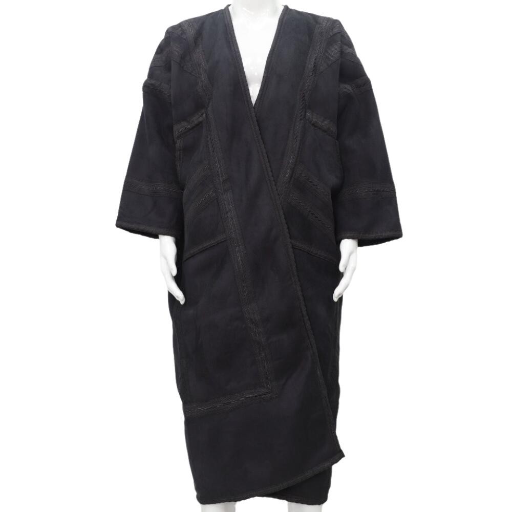Mens Winter Warm Dishdasha Thoub Jubba Thobe Long Arabic Robe Muslim Open Abaya