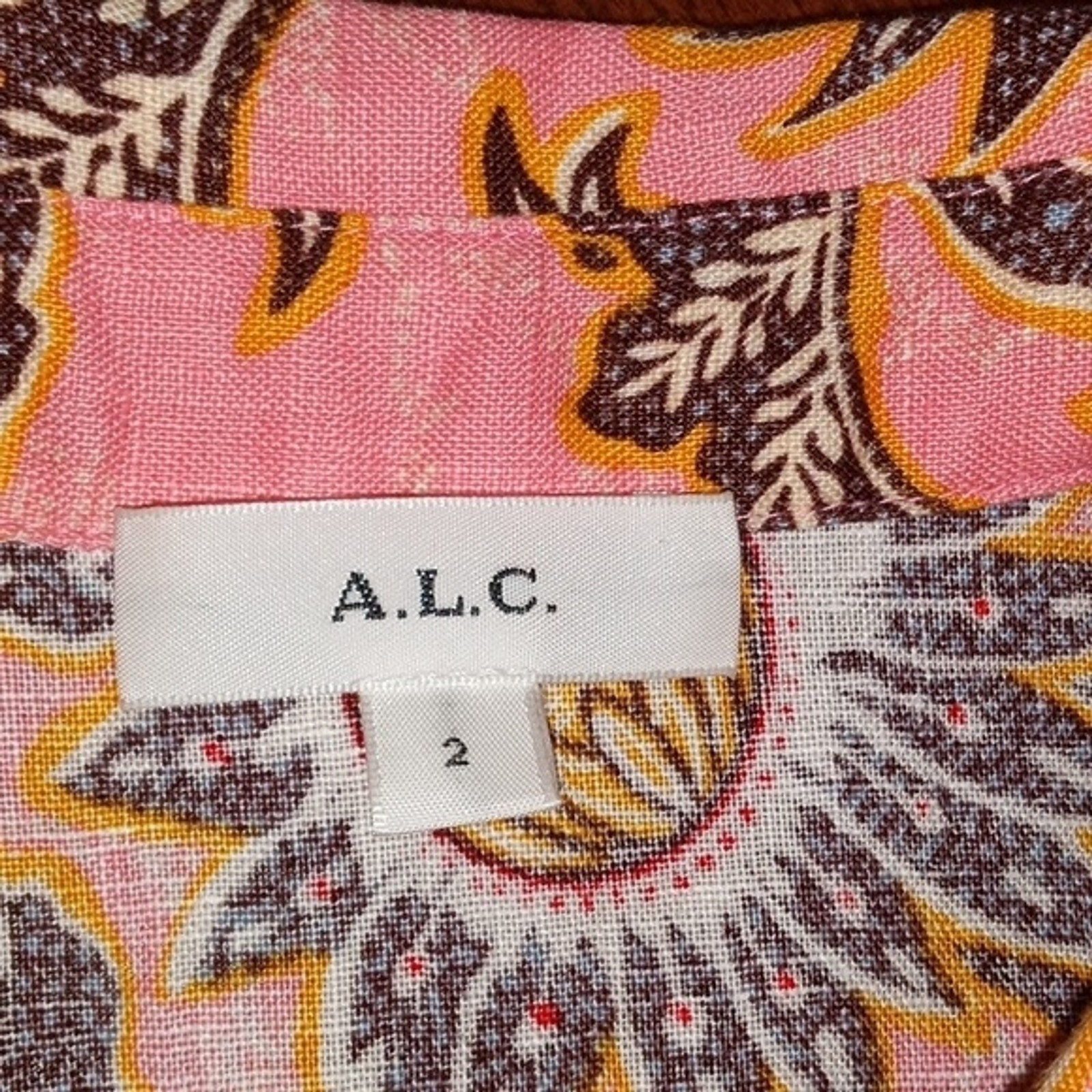 A.L.C Women Shirt. Colorful. Size 2