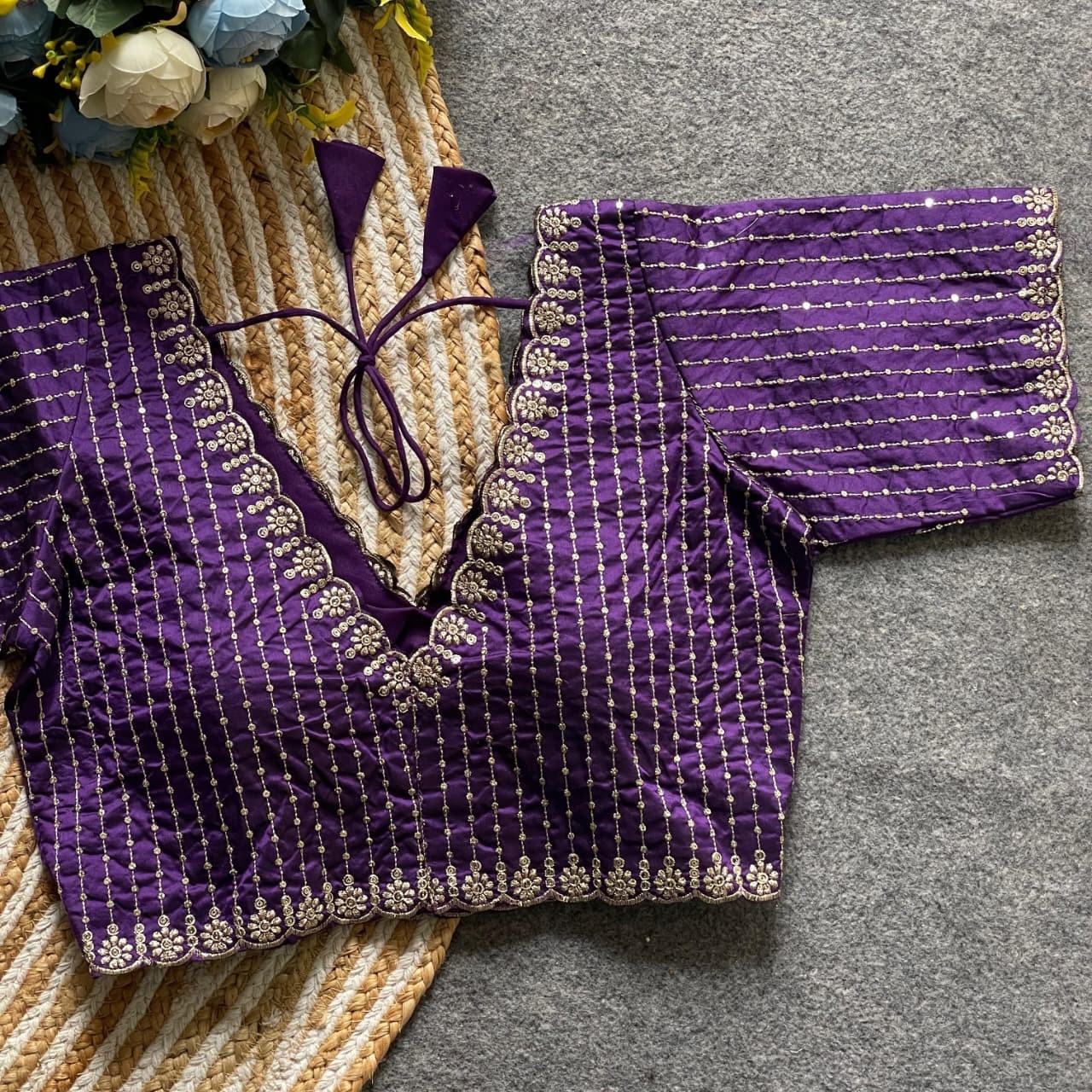 Saree Blouse Readymade Designer Sari Choli Indian Partywear Summer Cotton Top