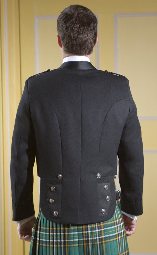 Traditional Scottish Irish Brian Boru Jacket, with Waistcoat Vest – ALL SIZE