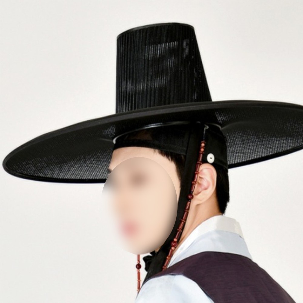 Traditional Korean hat GAT Joseon Dynasty costume for adult men saja boys