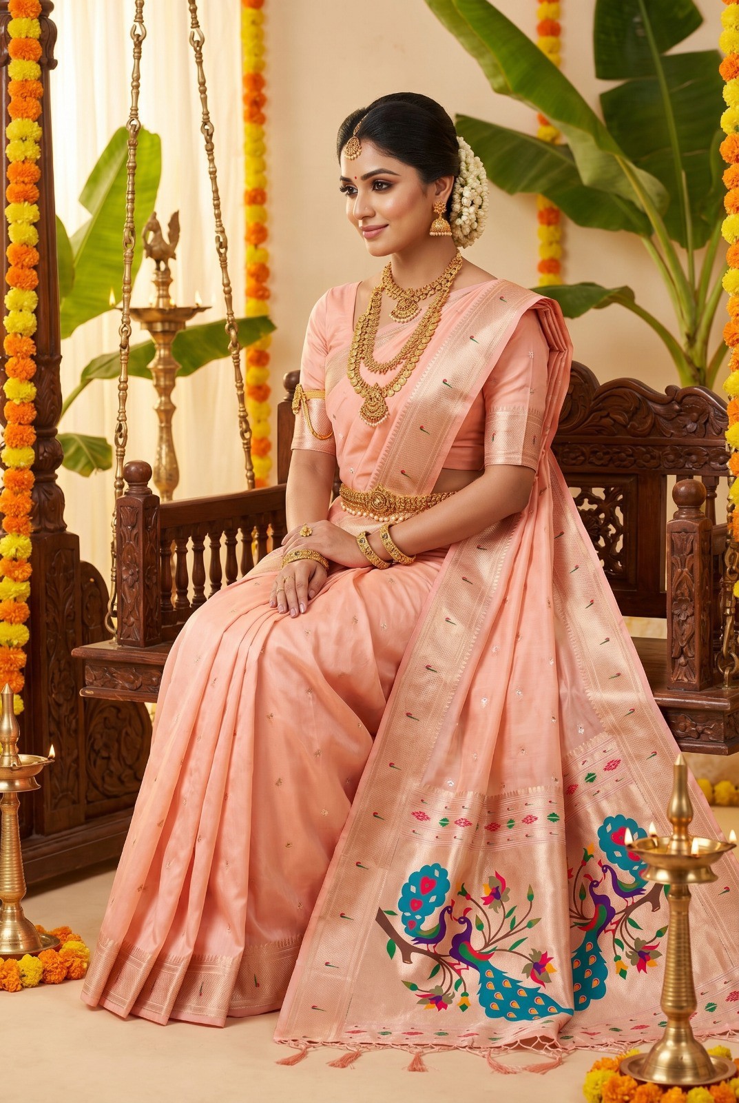 Soft Silk Bollywood Designer Fancy Saree Party Indian Wedding Saree