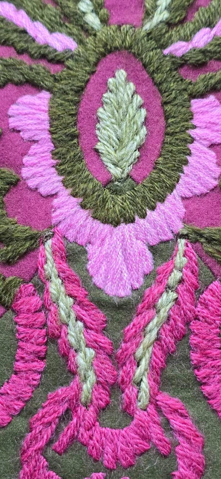 Vintage Stein Moden Austrian Trachten Suit Wool Corset Vest&Embroidered Skirt 38