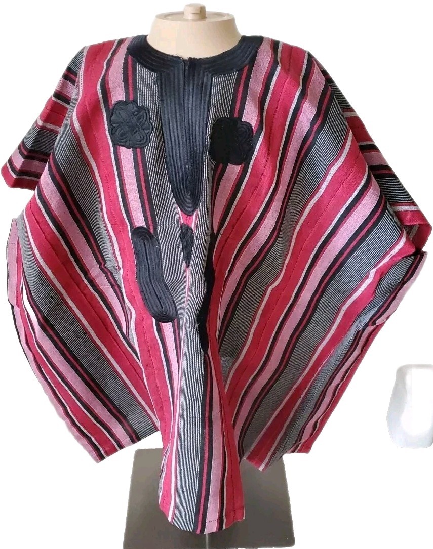 NIGERIAN ASO OKE 1 PIECE MULTICOLOR DASHIKI ASO EBI FOR MEN YOUTHS AND BOYS.