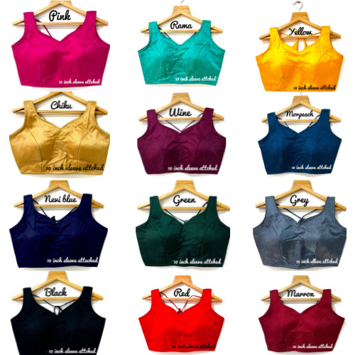 Indian ReadyMade Saree Blouse Designer Wedding Bridal Sari Blouse Choli Top
