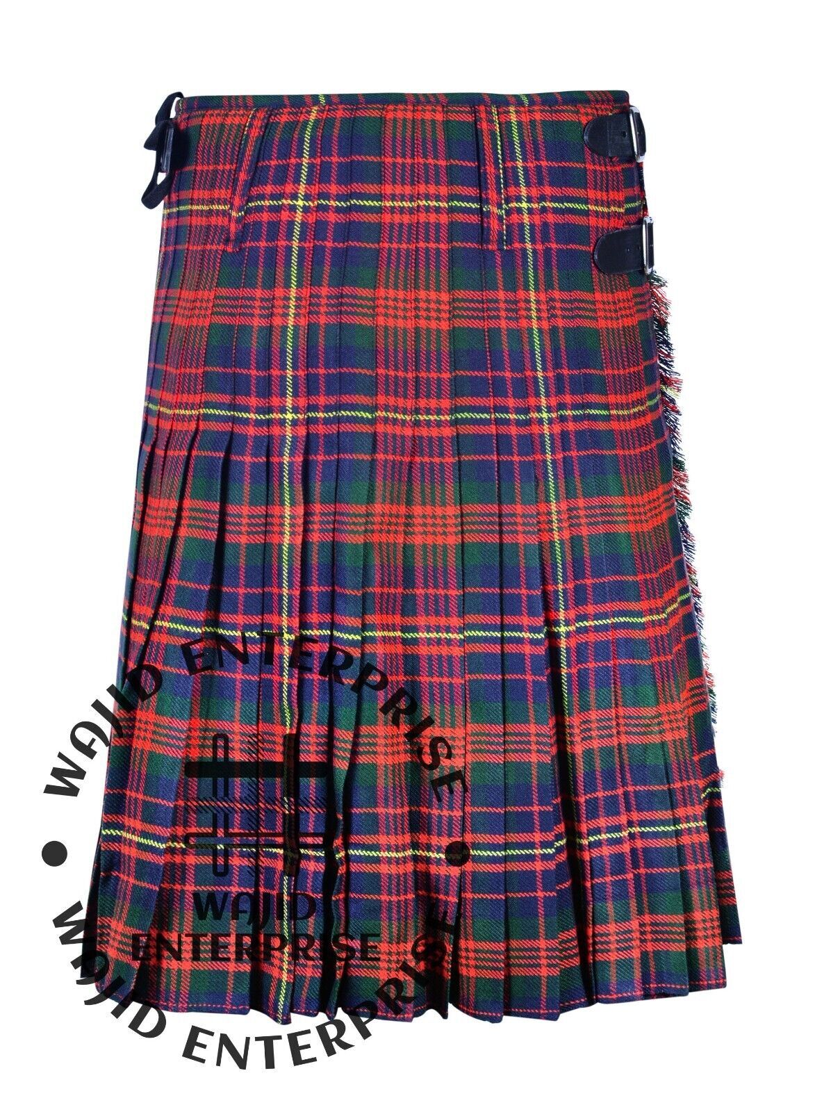 Scottish Handmade Traditional Cameron Tartan 8 Yard Kilt for Men’s Custom Size