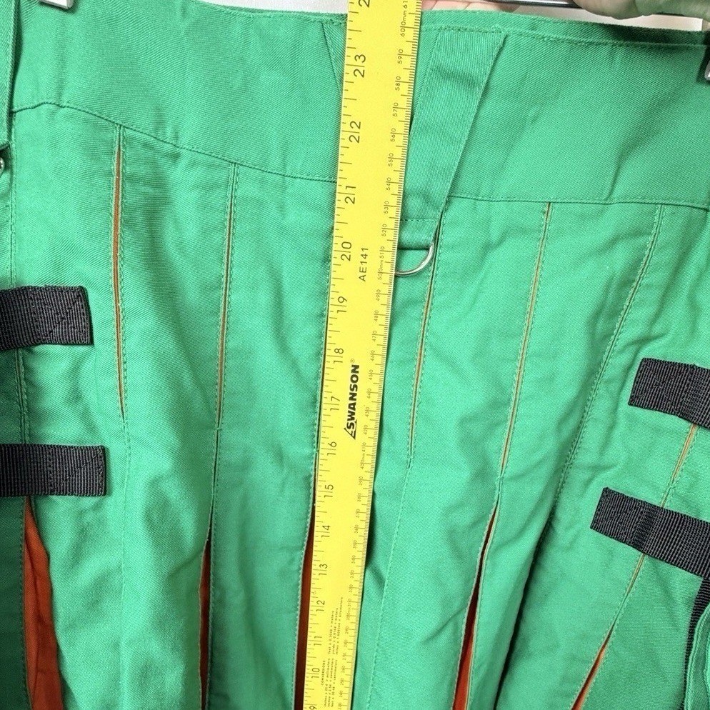 Custom Utility Kilt Green Orange Cargo Celtic Festival Highland LARP Size 44 Men