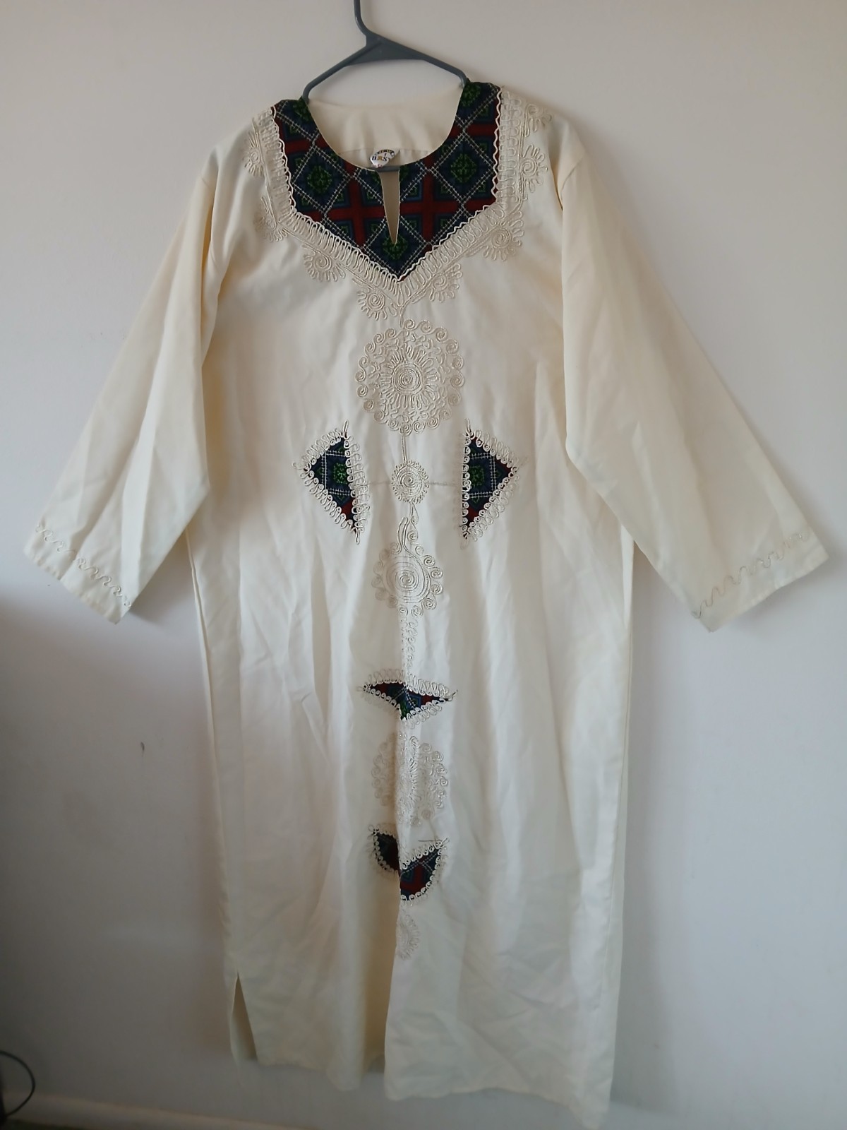 Egyptian Cream Kaftan Size M/L