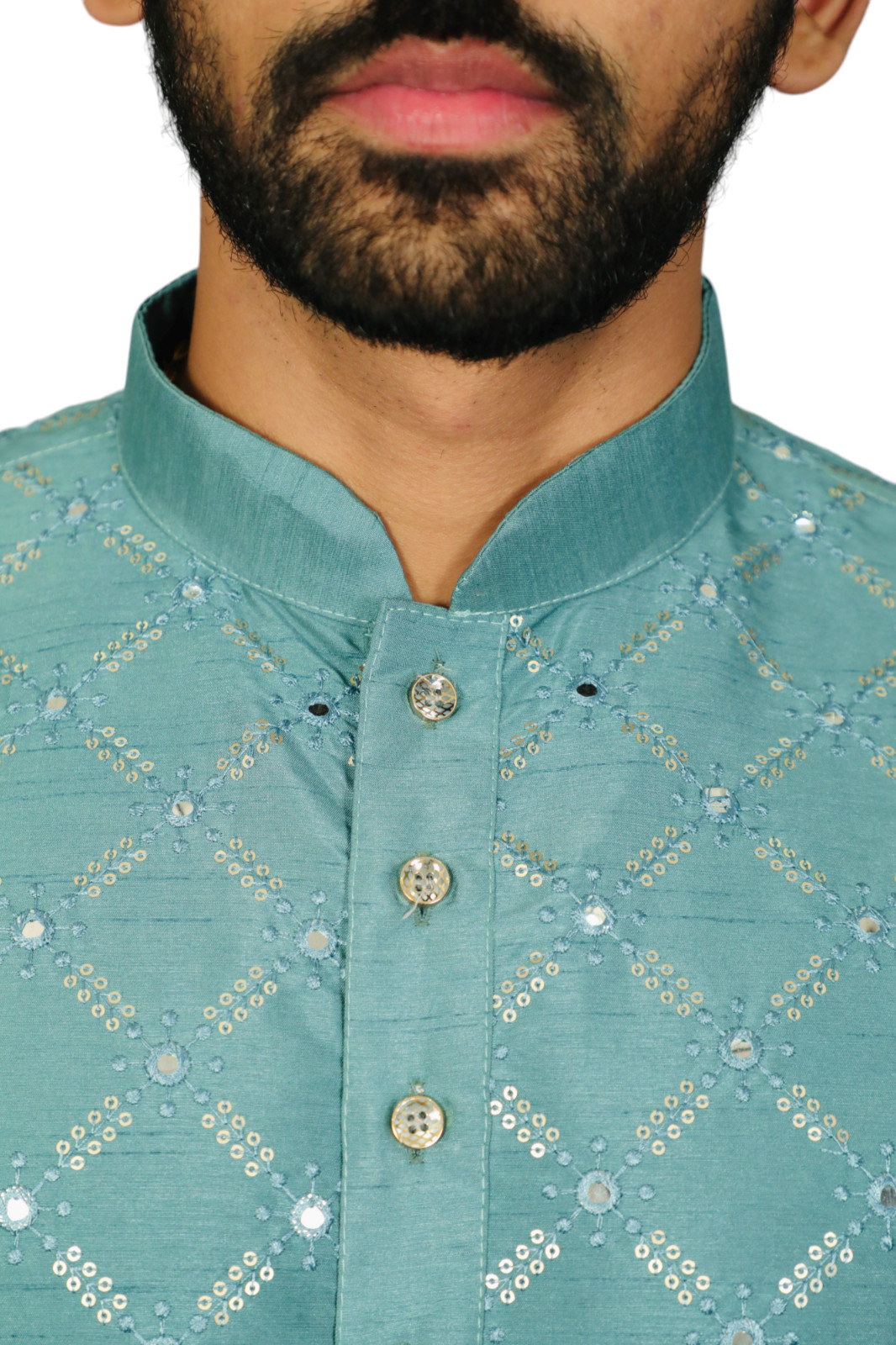 Indo Western Pathani Suit Kurta Pajama Ethnic Festive Fashion Party Wear For Men
