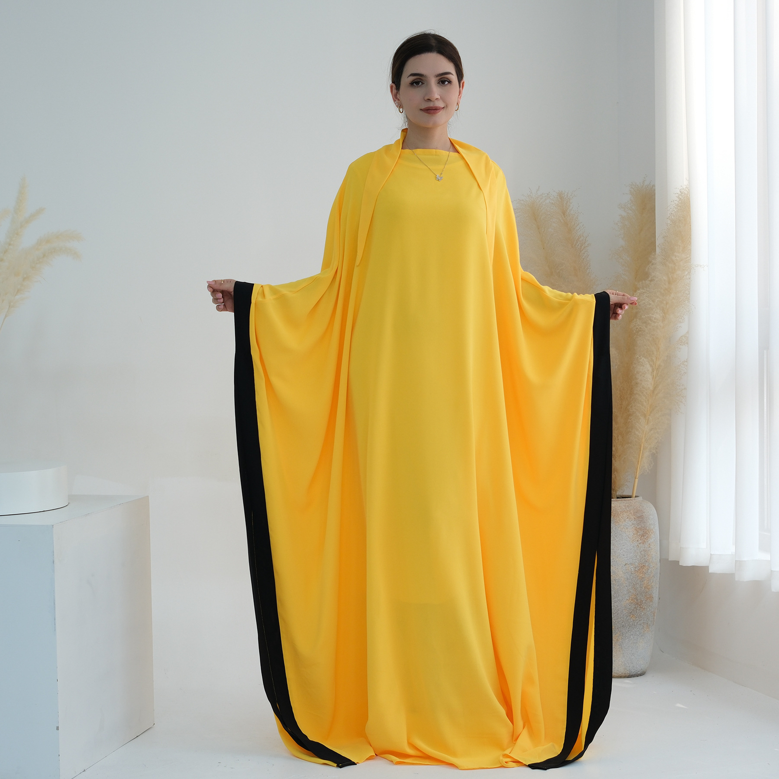 Muslim Women Prayer Robe Arab Burqa Islamic Long Abaya Eid Corban Loose Kaftan