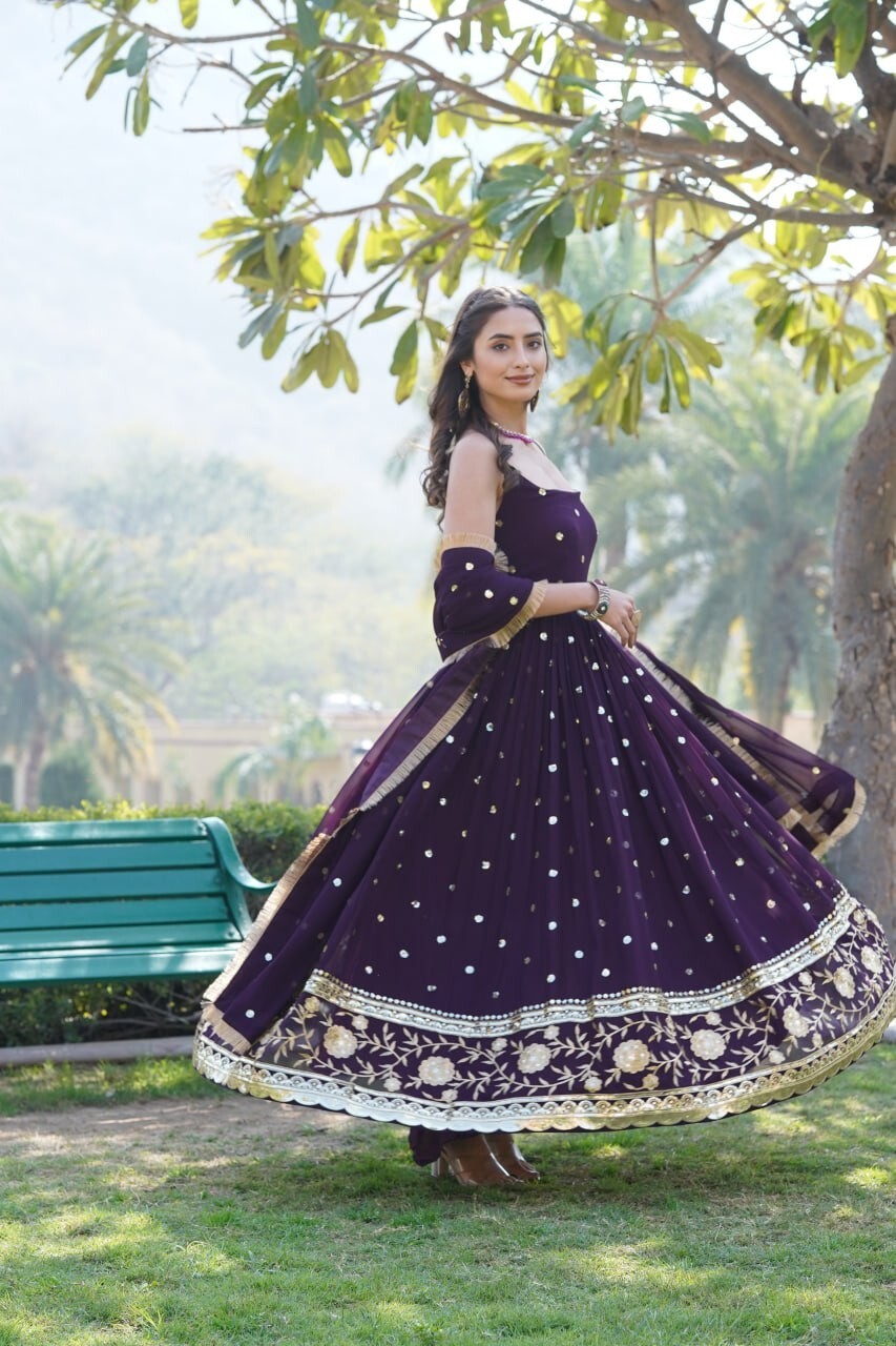 Pakistani Gown Ready To Wear Salwar Suit Designer Anarkali Gown Party Dress