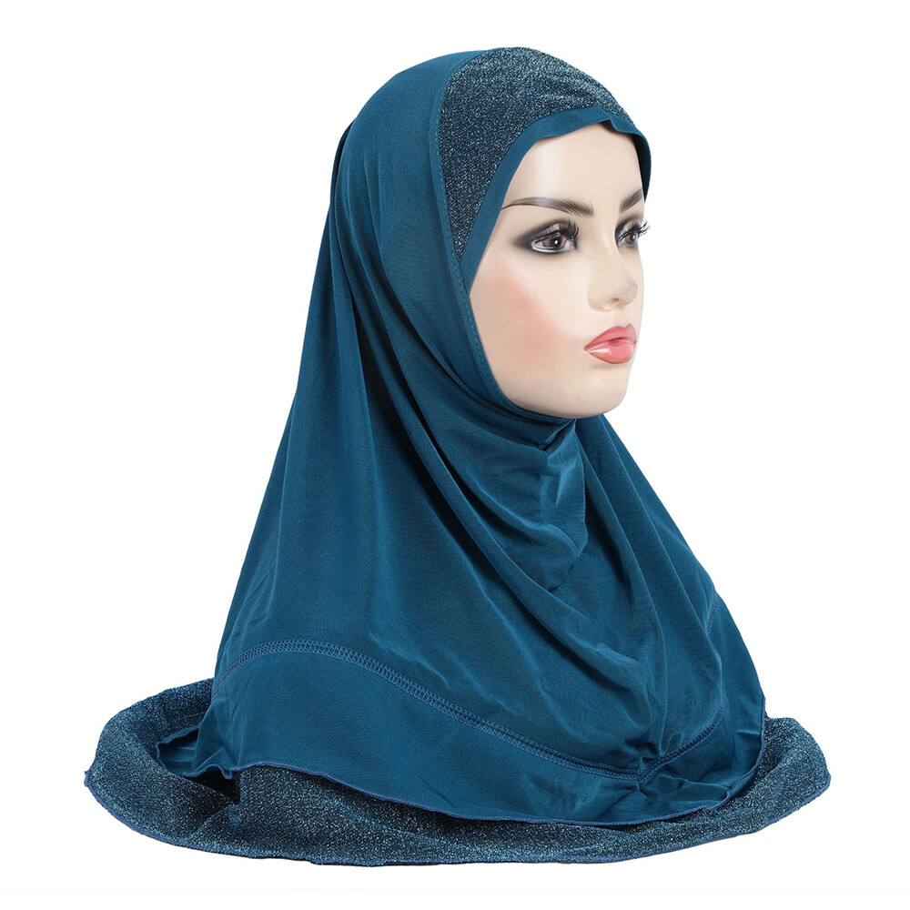 Women’s Muslim Hijab Scarf Head Wrap Bonnet Headscarf Turban Hijabs 12 Colors