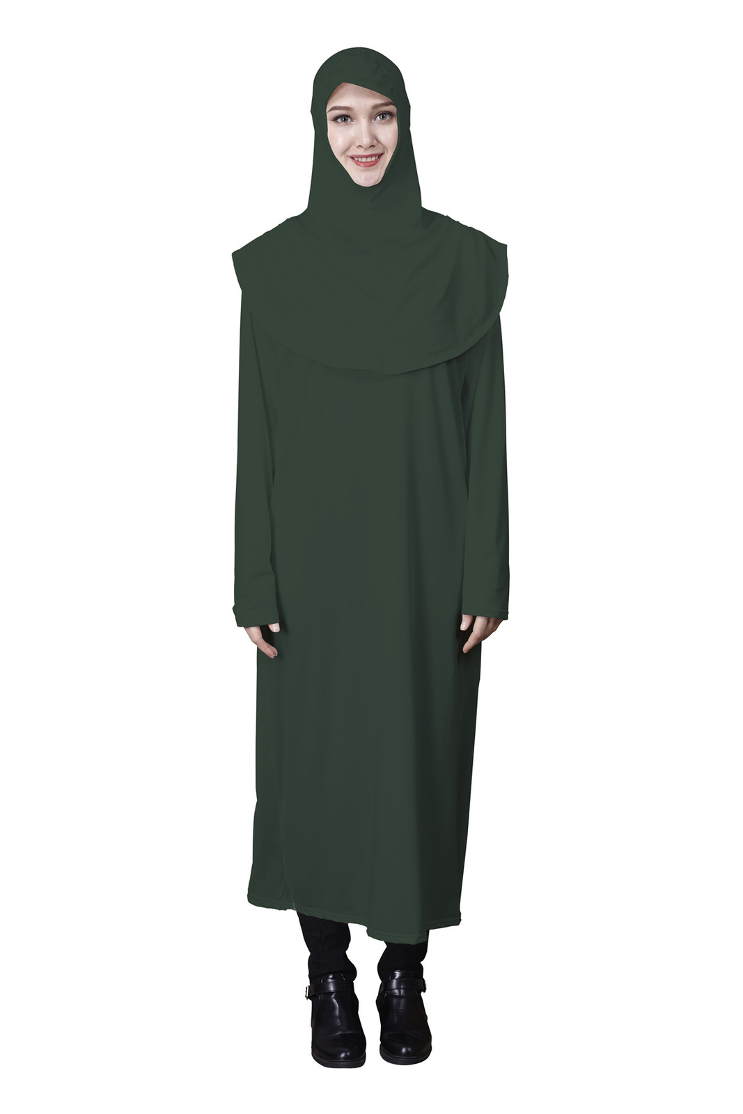 Ramadan Muslim Abaya Khimar Caftan Women Niqab Burqa Robe Prayer Dress Islamic