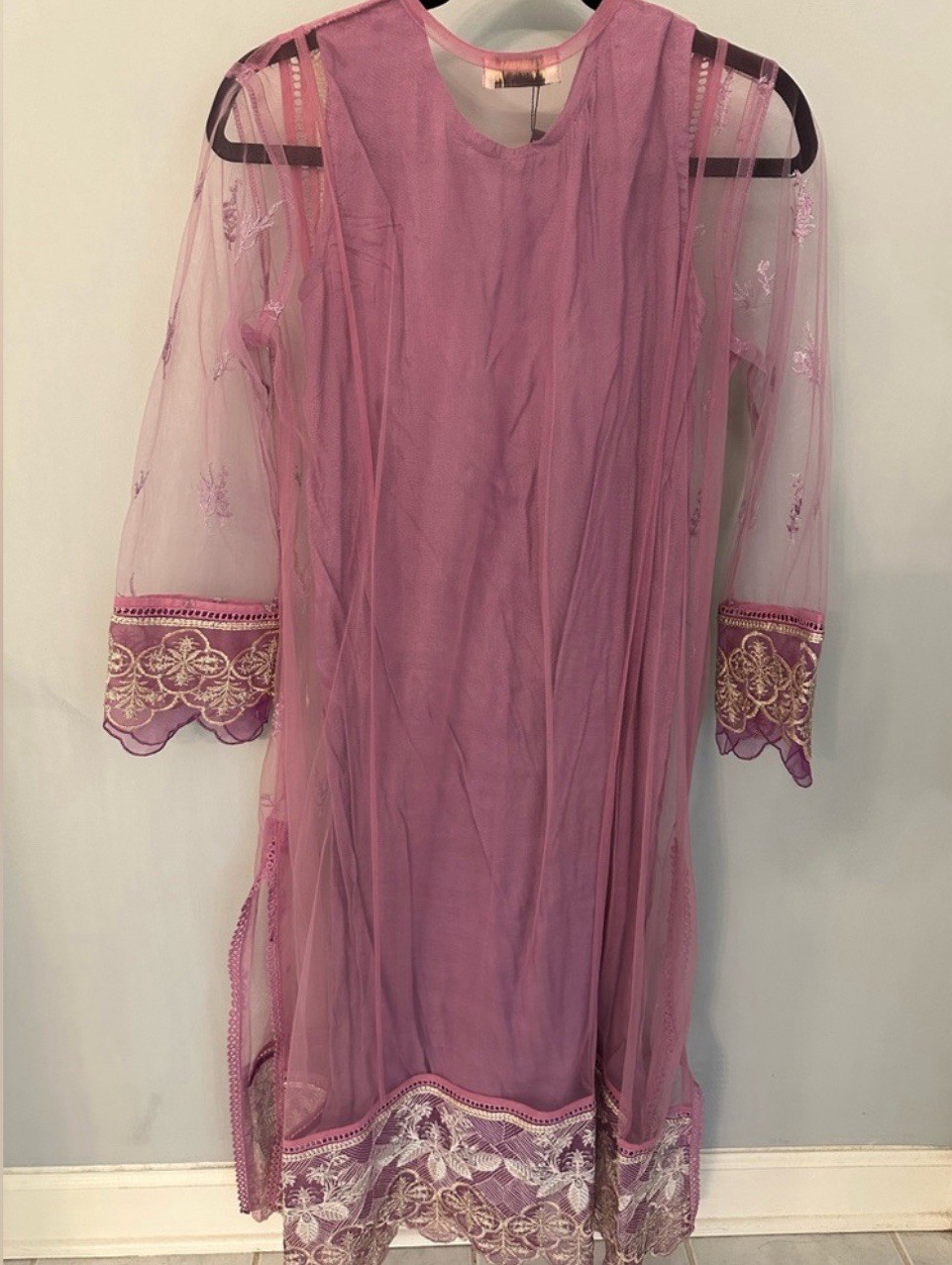 Ideas Luxury Pret Lavender Top