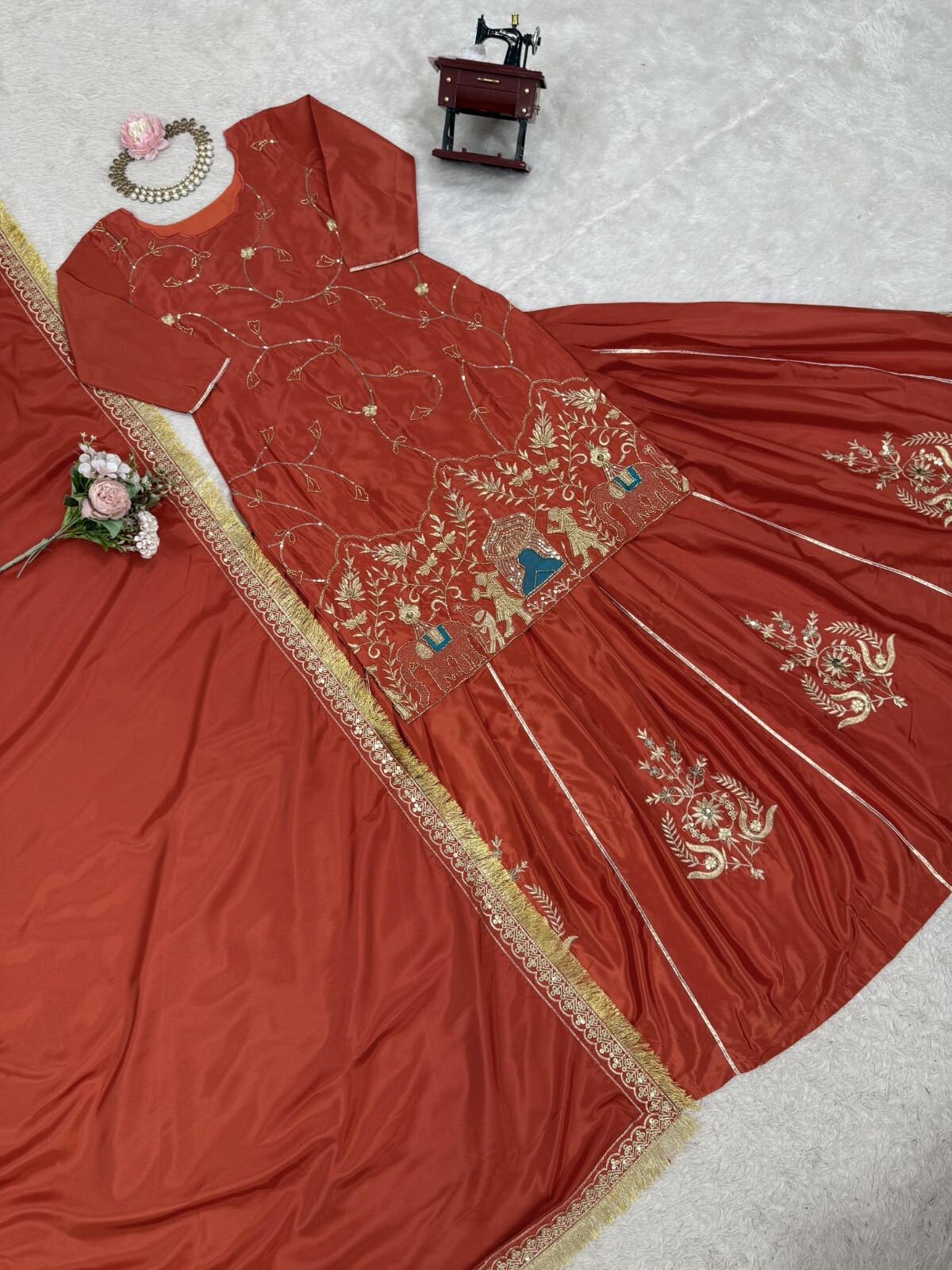 LEHENGA CHOLI PARTY WEAR LEHENGA CHOLI DESIGNER INDIAN WEDDING READYMADE EID