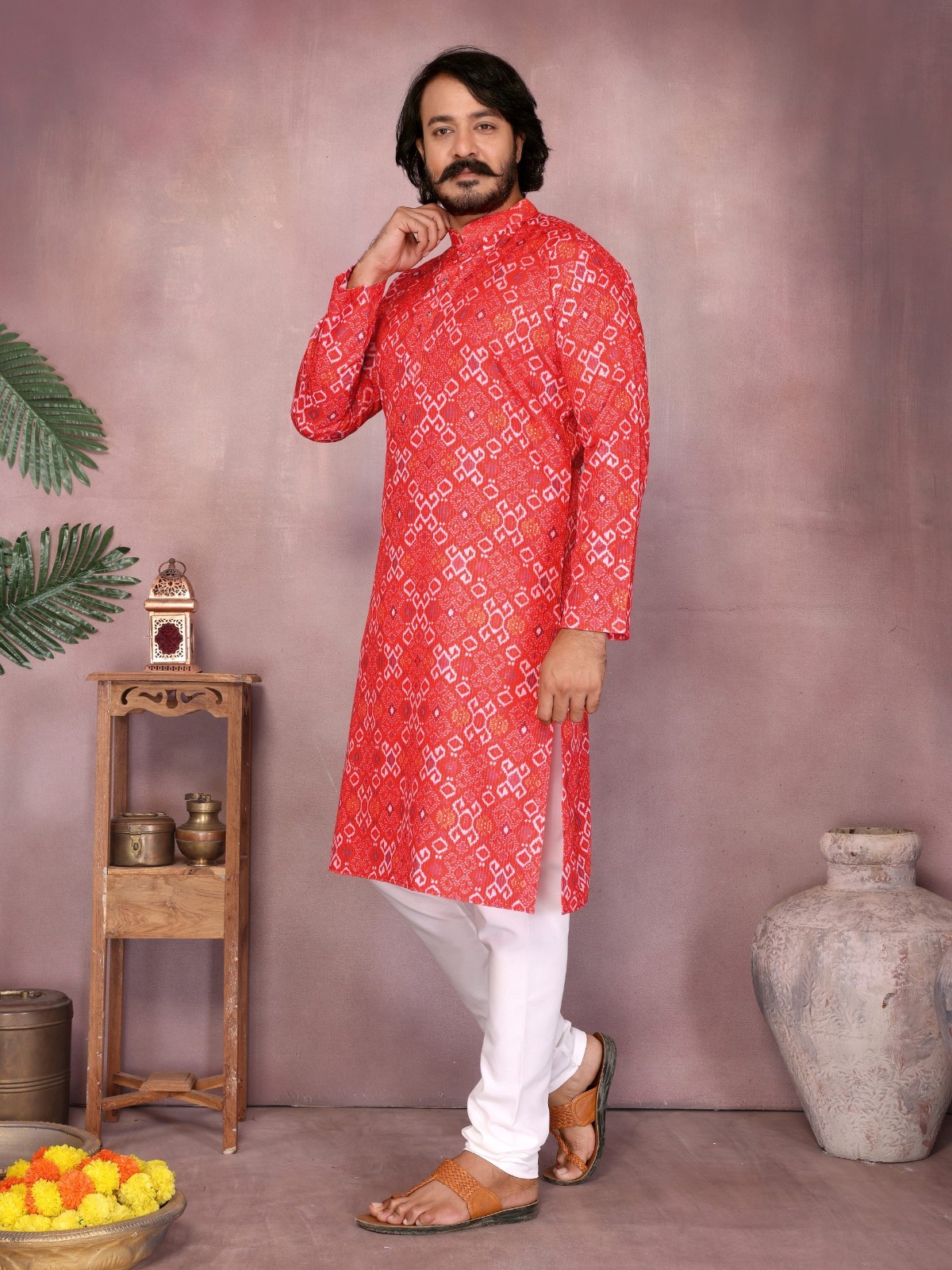 Indian Kurta Set Pakistani Men Kurta Pyjama Suits Wedding Party Groom Sherwani