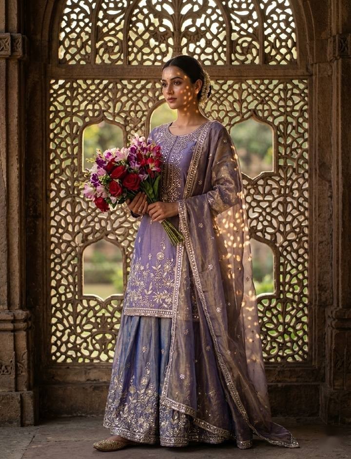INDIAN SALWAR KAMEEZ PAKISTANI WEDDING PARTY DRESS WEAR BOLLYWOOD SUIT SHARARA