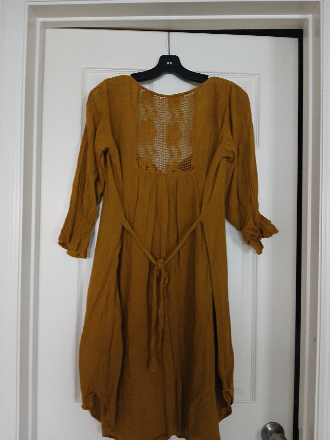 Mexican Dress Traditional Embroidered Shift knee length Fiesta Dress Size S/M