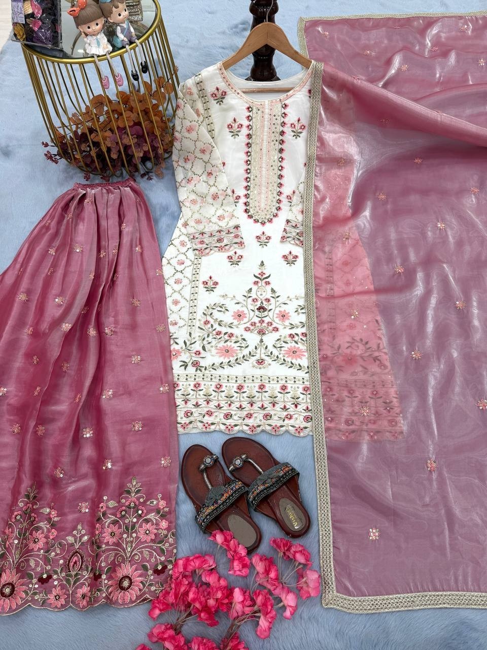 Women Dress Pakistani Salwar Kameez Readymade Suits Indian Wedding Party 3 Piece