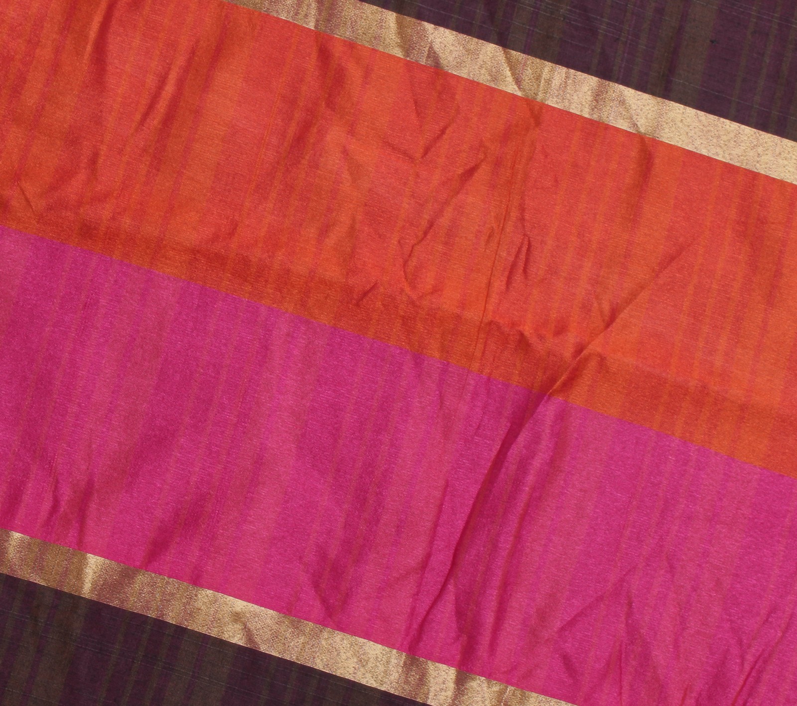 Sushila Vintage Indian Saree Blend Silk 5 Yard Sari Decor Craft Fabric