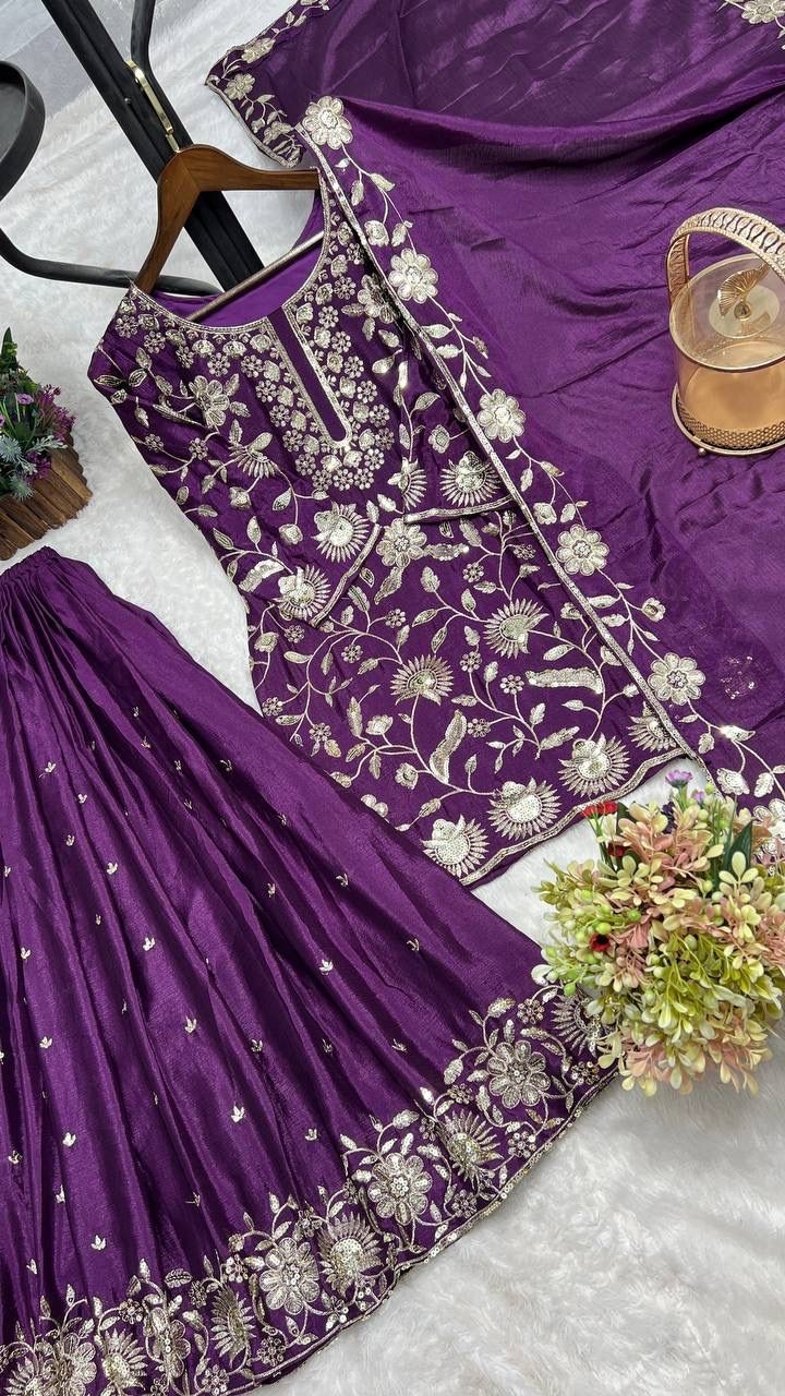 Sharara Plazoo Suit Party Wear Pakistani Wedding Salwar Kameez palazoo suit