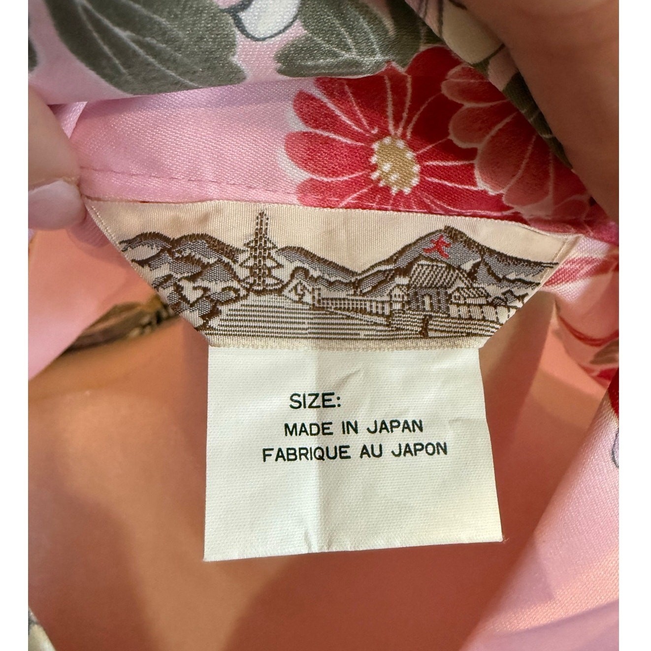 Pink Floral Kimono Robe Womens Satin Yukata Long Duster Lounge Belt