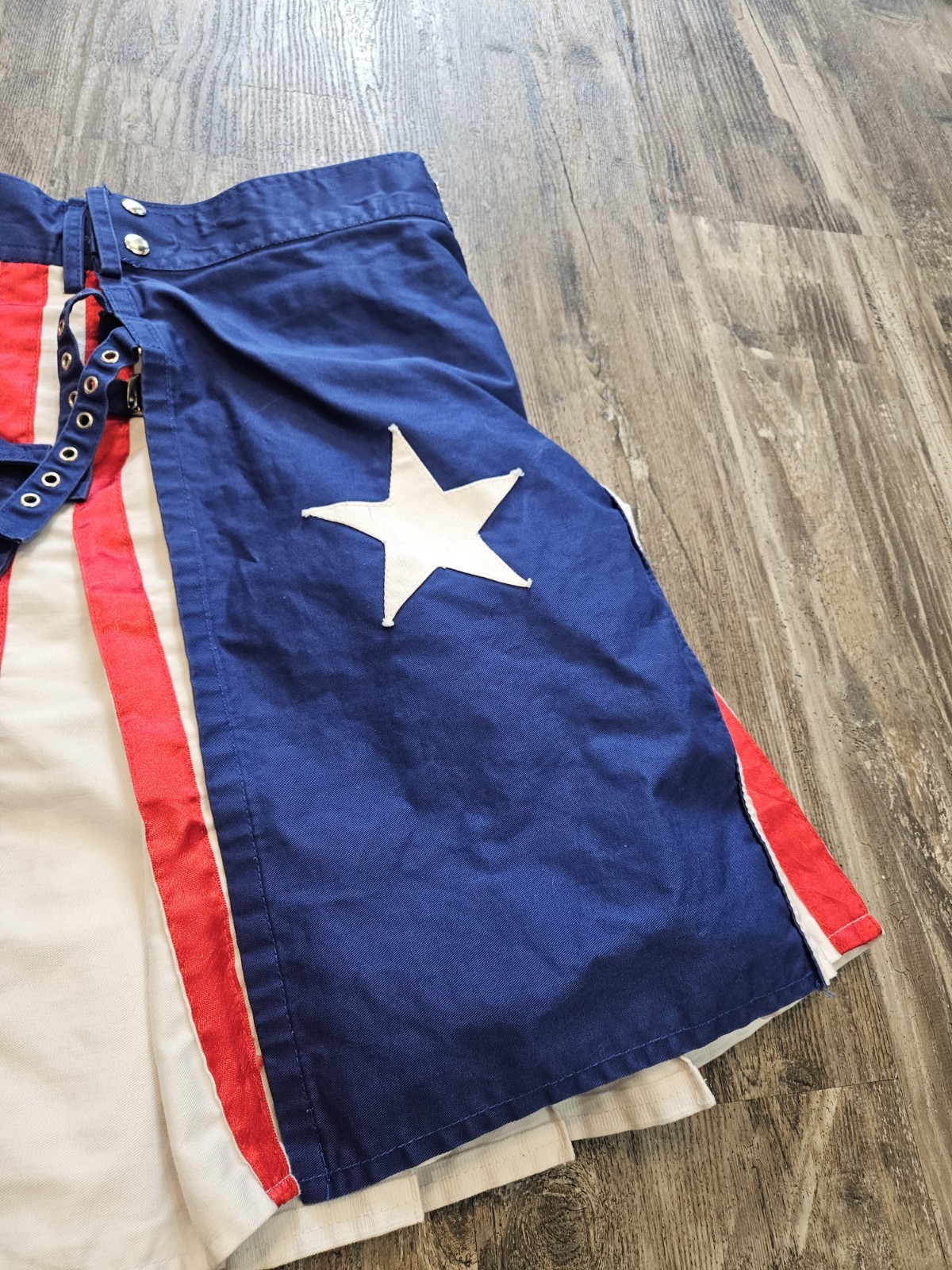 Men’s Got Kilt Stars Stripes Flag Kilt Size 36 Red White Blue