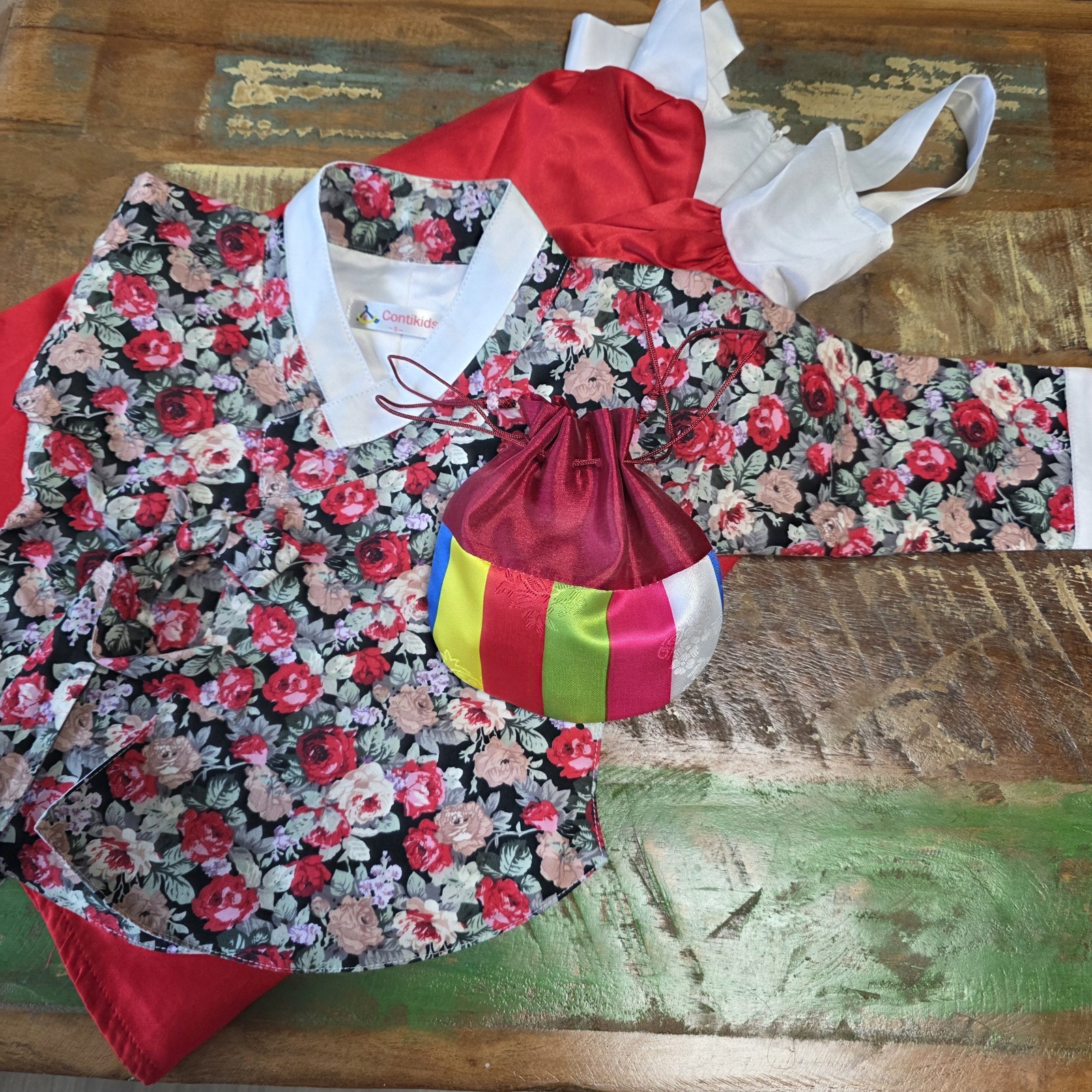 Korean Hanbok for girls Size 3 (Age 1-2 / First & Second Birthday Dol)