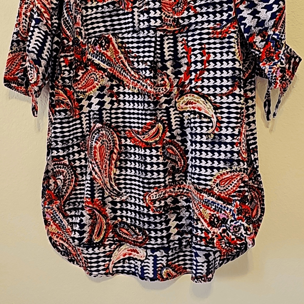 Anthropologie Figueroa and Flower 3/4 sleeve blouse