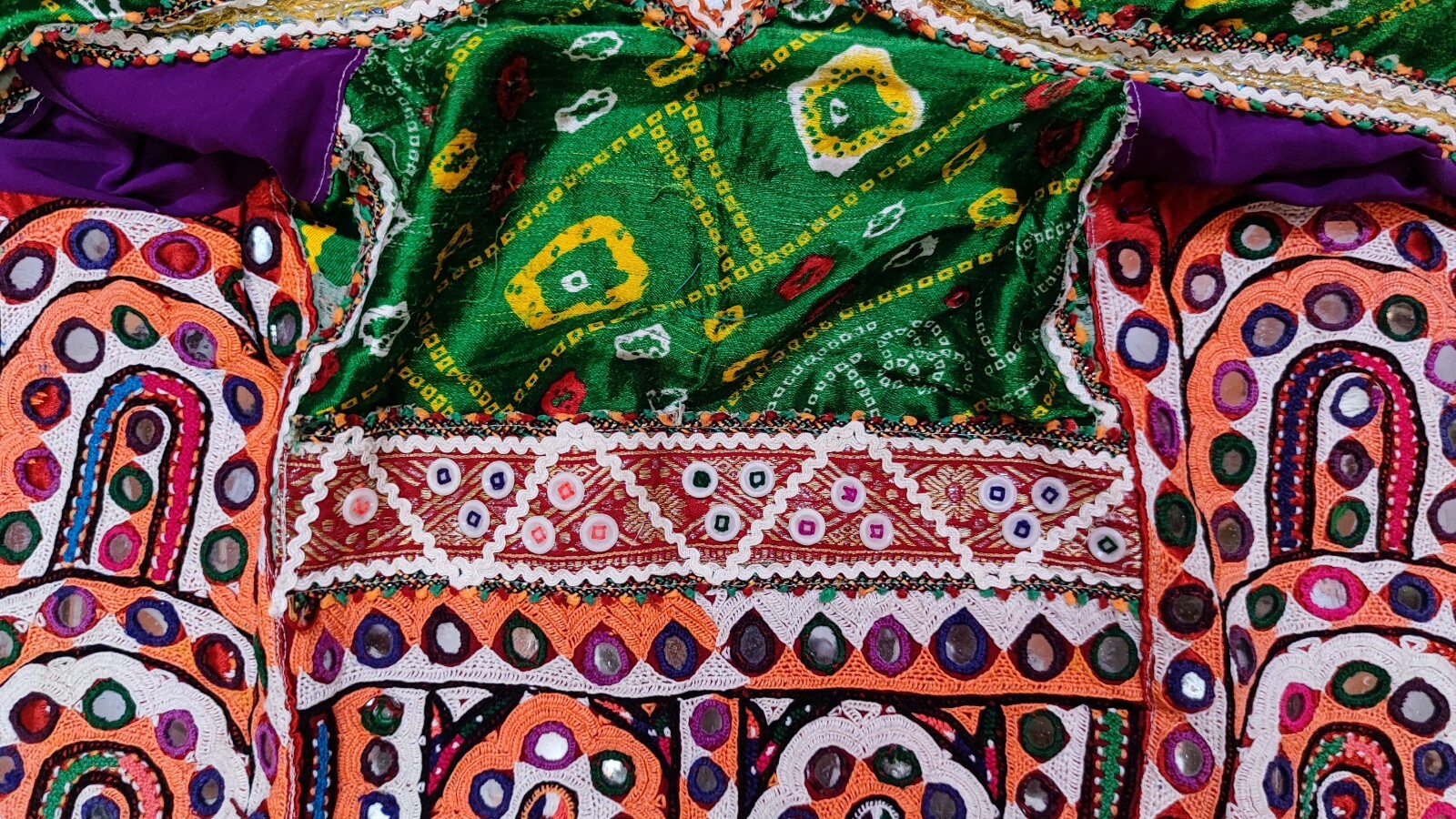 Vintage Banjara Tribal Kuchi Hand Embroidery Indian Traditional Back Less Choli