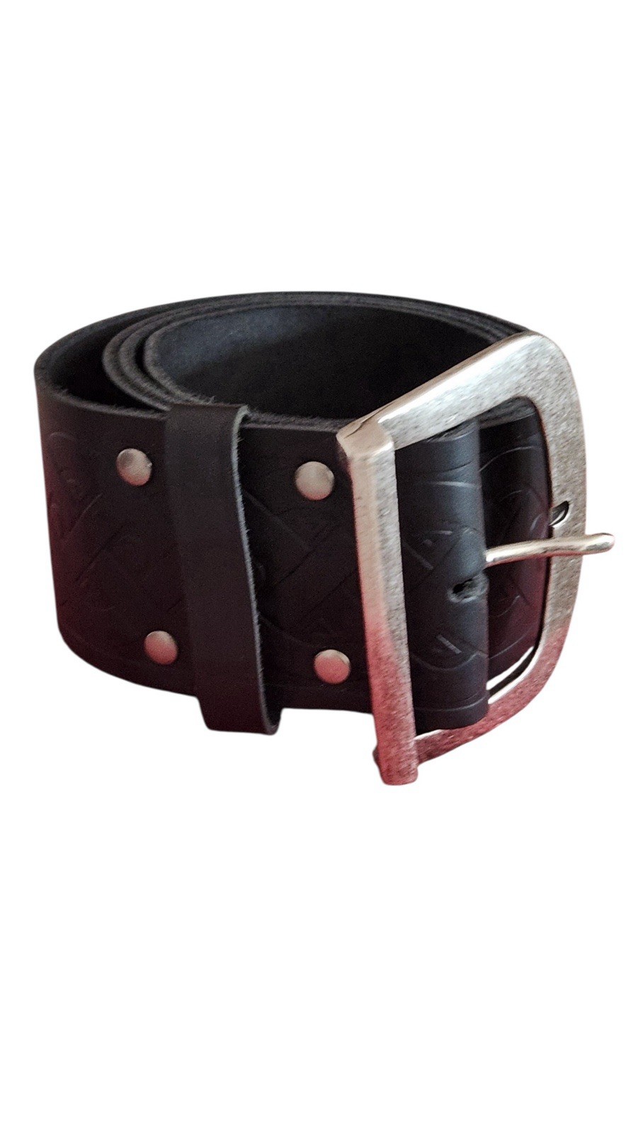 USA Kommando Kilt Celtic Embossed 3” Leather Belt Size 40