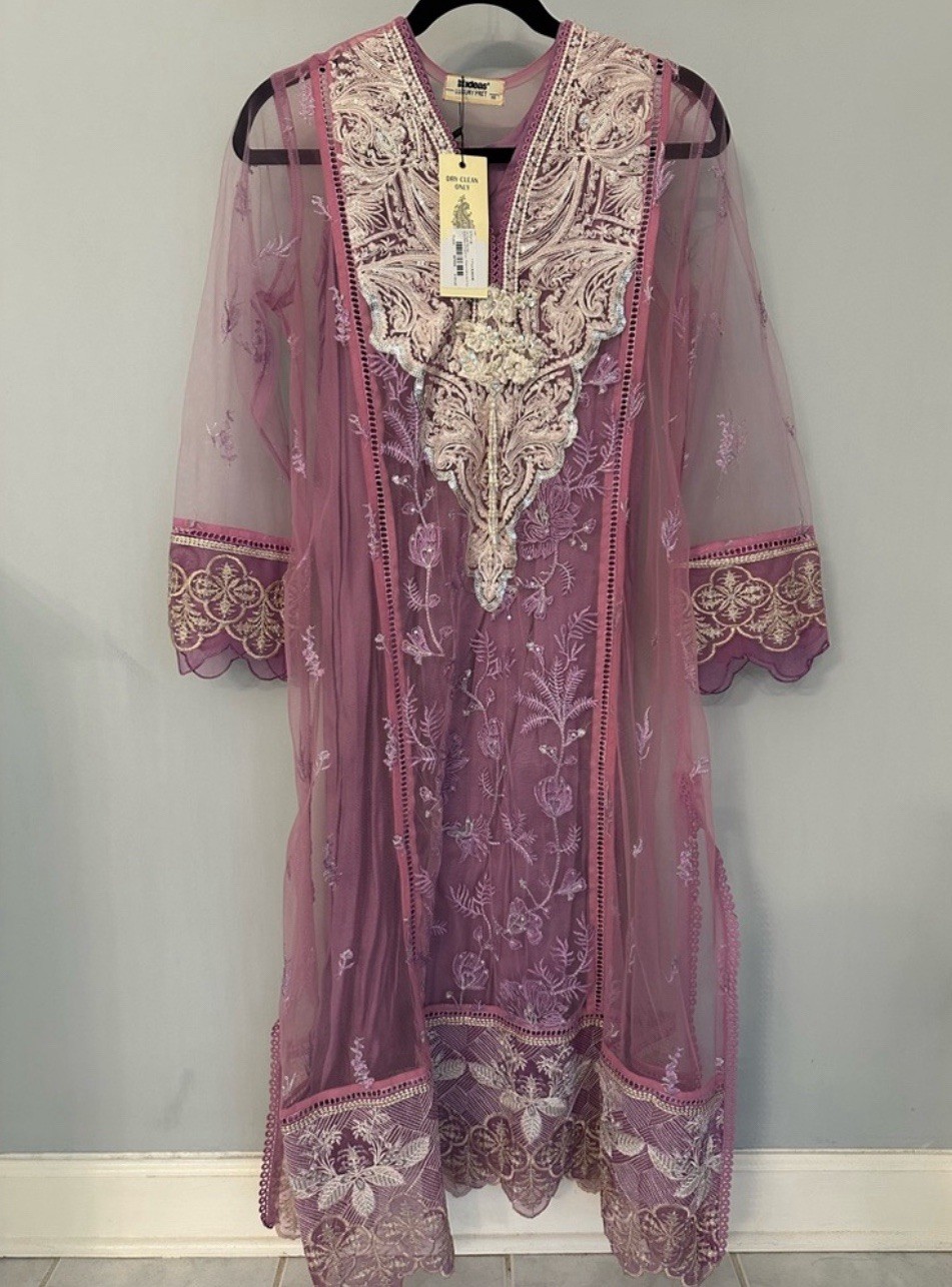 Ideas Luxury Pret Lavender Top
