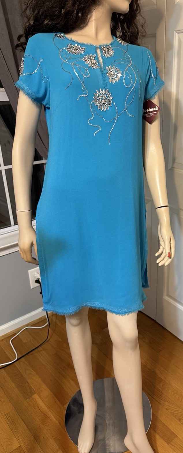 Vntg Y2K Poshaak Indian fashion dress, brand new with original tags Sz.M $395
