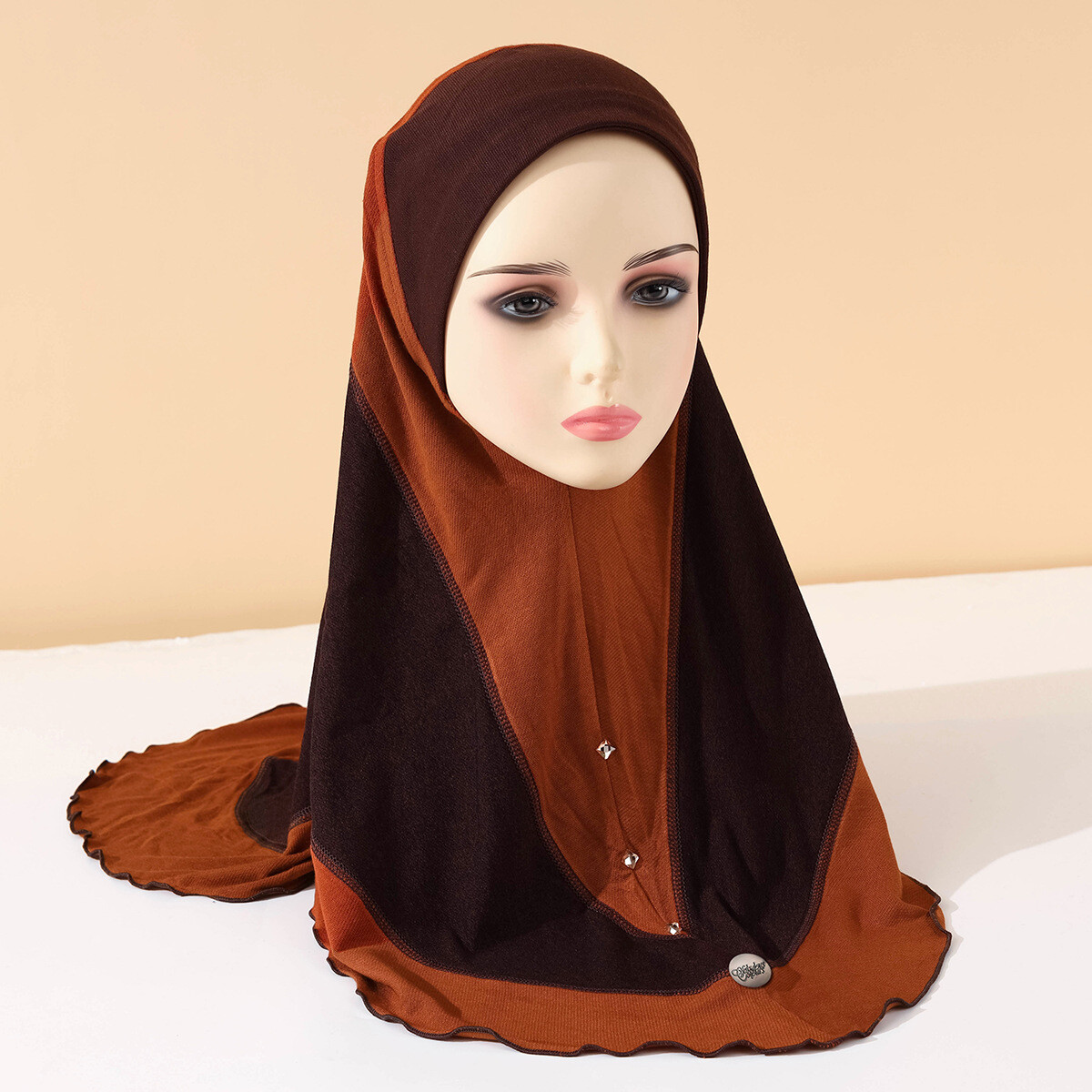 Fashion Women Scarf Muslim Wear Directly Instant Hijab Indian Patchwork Turban