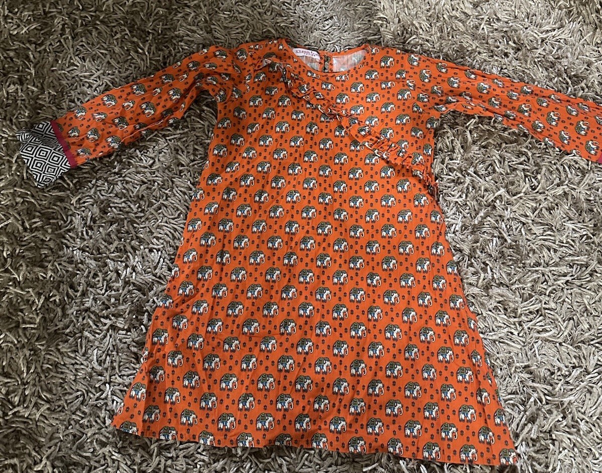 Khaadi Kids 9-10 Girls 10 Kurti EUC Elephants