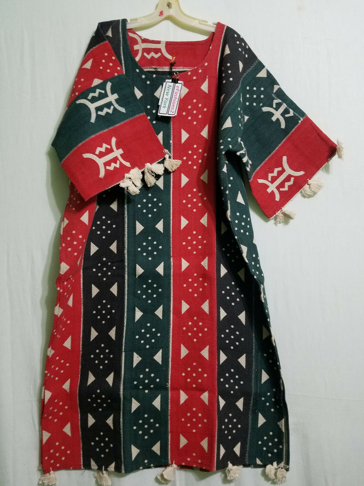 Women Clothing African Traditional Mud Cloth Dress Free Size 58″ around