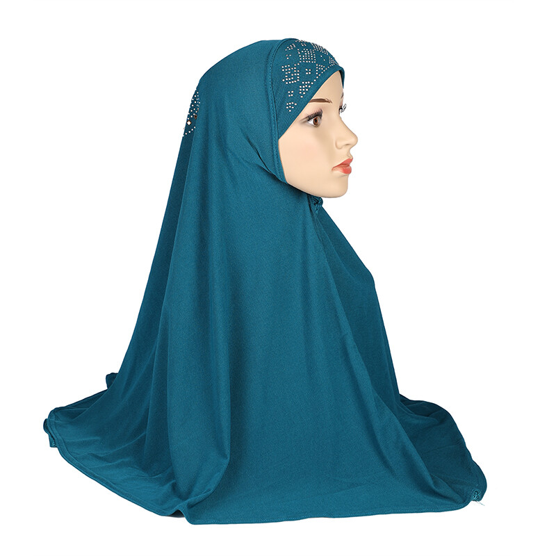One Piece Amira Hijab Muslim Women Turban Wrap Shawls Headscarf Cover Islamic