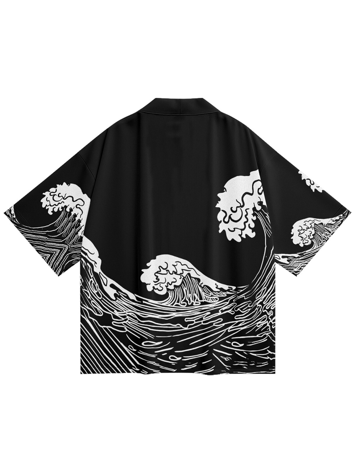 Niepce Unisex Japanese Graphic Lightweight Kimono Cardigan Shirt Tops