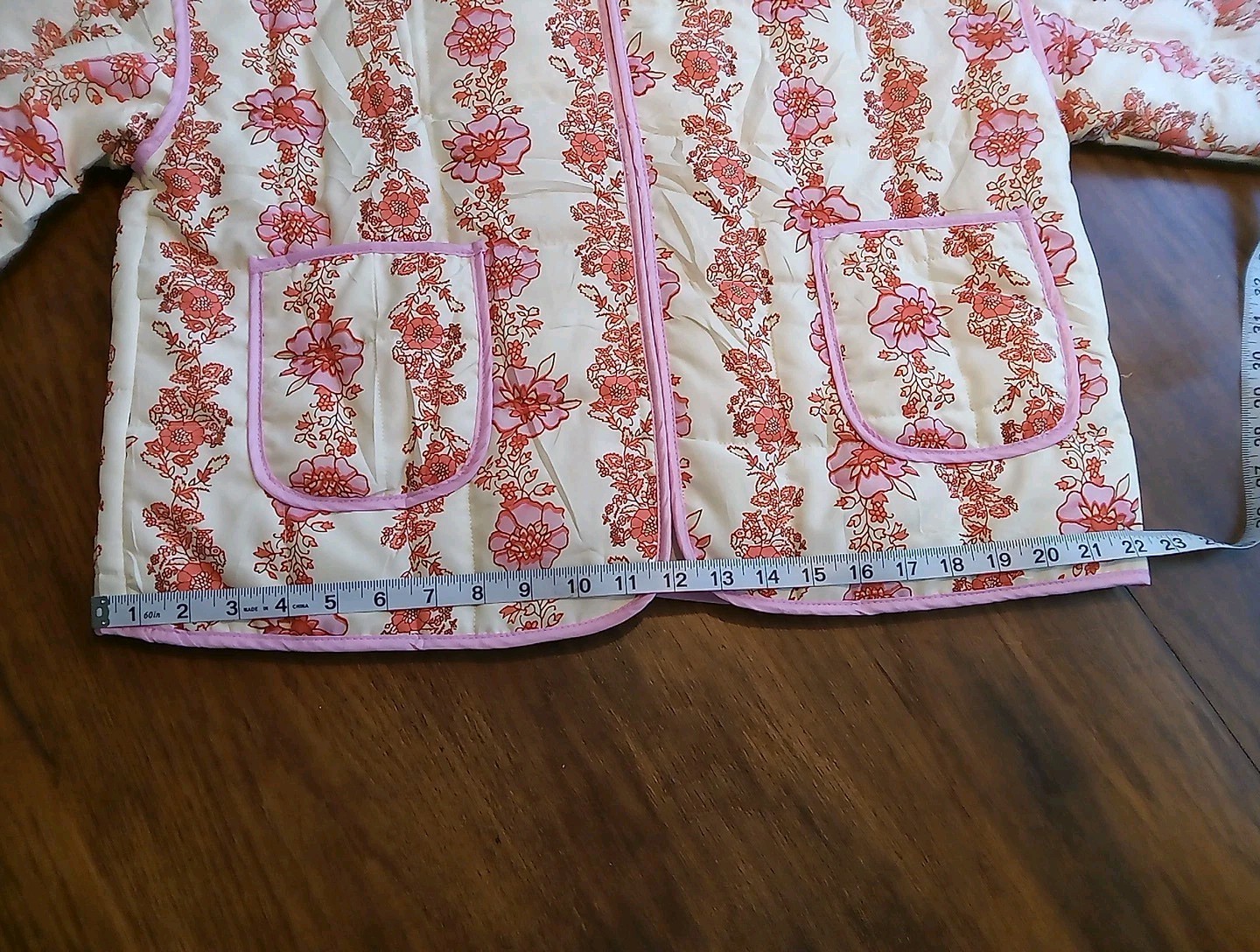 Oriental Chloe Quilted Floral Jacket Size S unbranded Free shipping