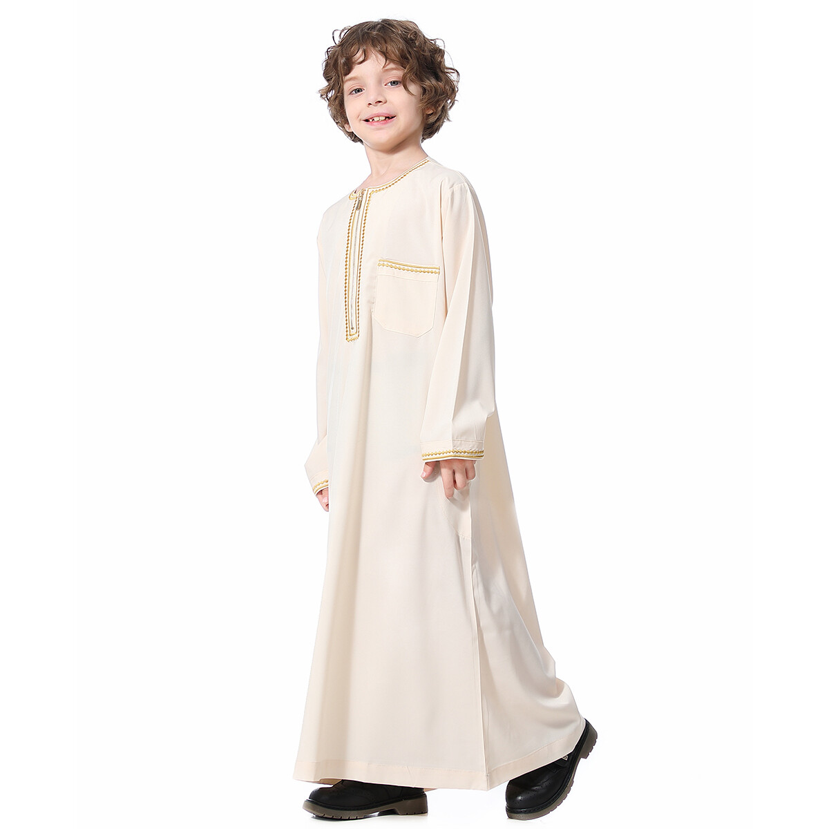 Thobe, Robe Daffah, Dishdasha Islamic Arabian Kaftan Boys Clothing Omani Style
