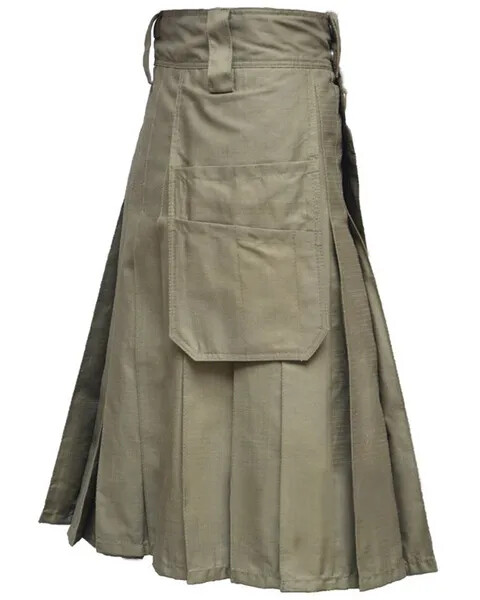Men’s Practical Work Kilt in Scottish Cotton Highland Fashion for Men