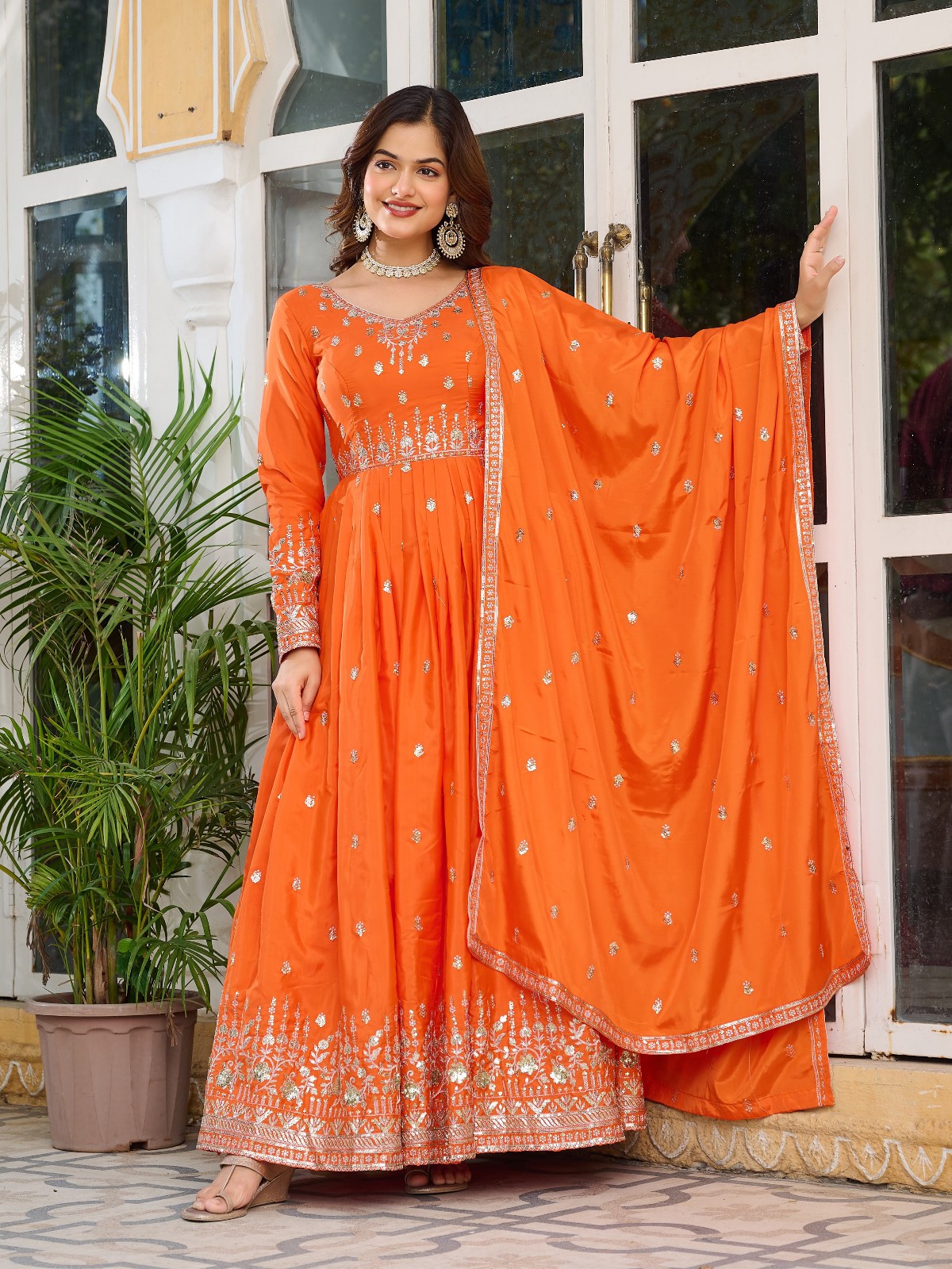Anarkali Dress Indian Designer Salwar Kameez Bollywood Pakistani Party Wear Suit