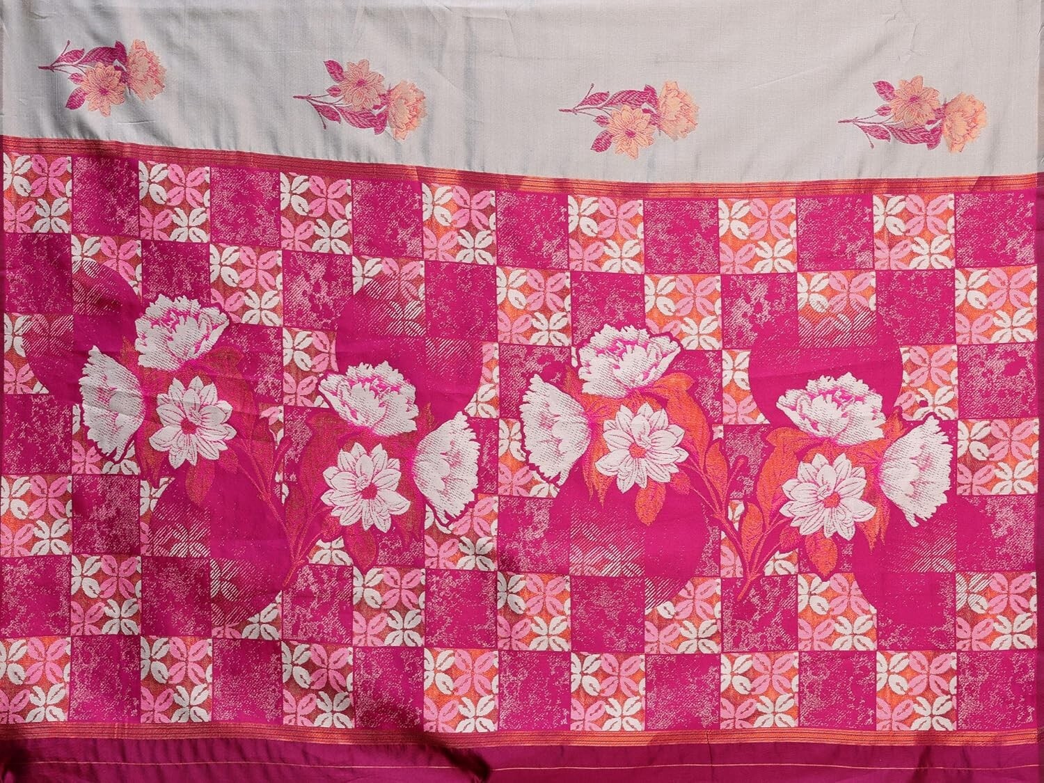 Women’s Kanjivaram Banarasi Soft Silk Saree With Unstitched Blouse Piece