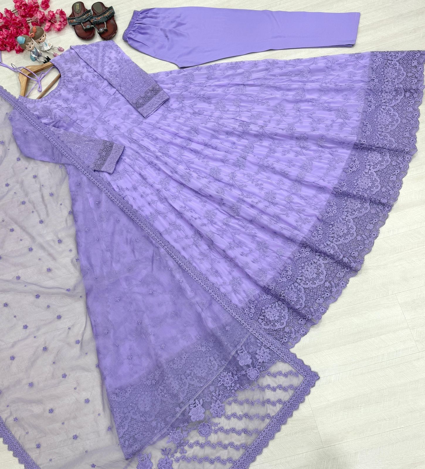 GOWN SALWAR KAMEEZ PAKISTANI INDIAN WEDDING PARTY WEAR DRESS BOLLYWOOD SUIT NEW