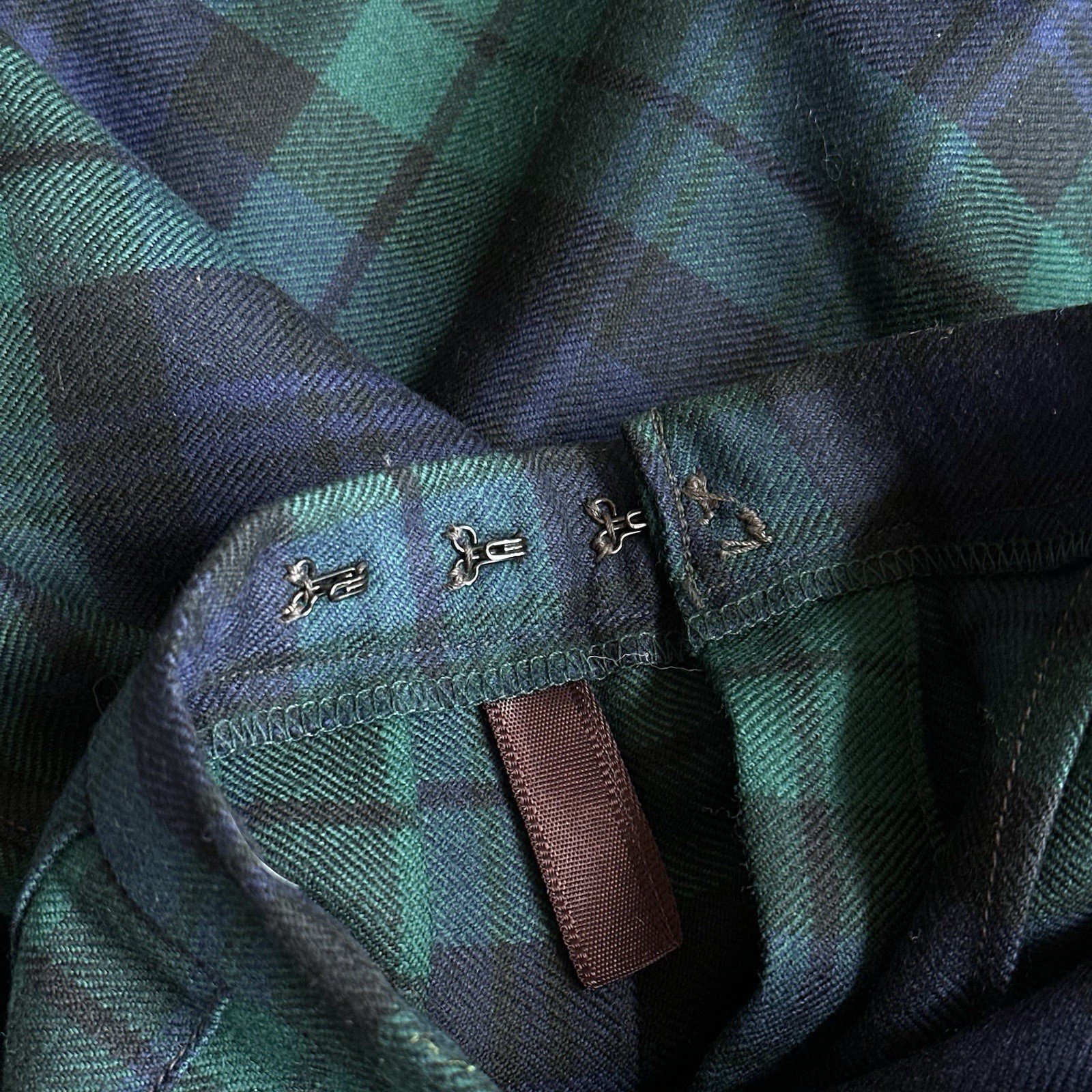 Vtg Hector Russel 100% Wool Adjustable-Waist Plaid Tartan Scotland Kilt – 26×26