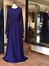 Women’s Fashion Dress Maxi Long embroidery Sleeve Size 10 -12 Navy / Black