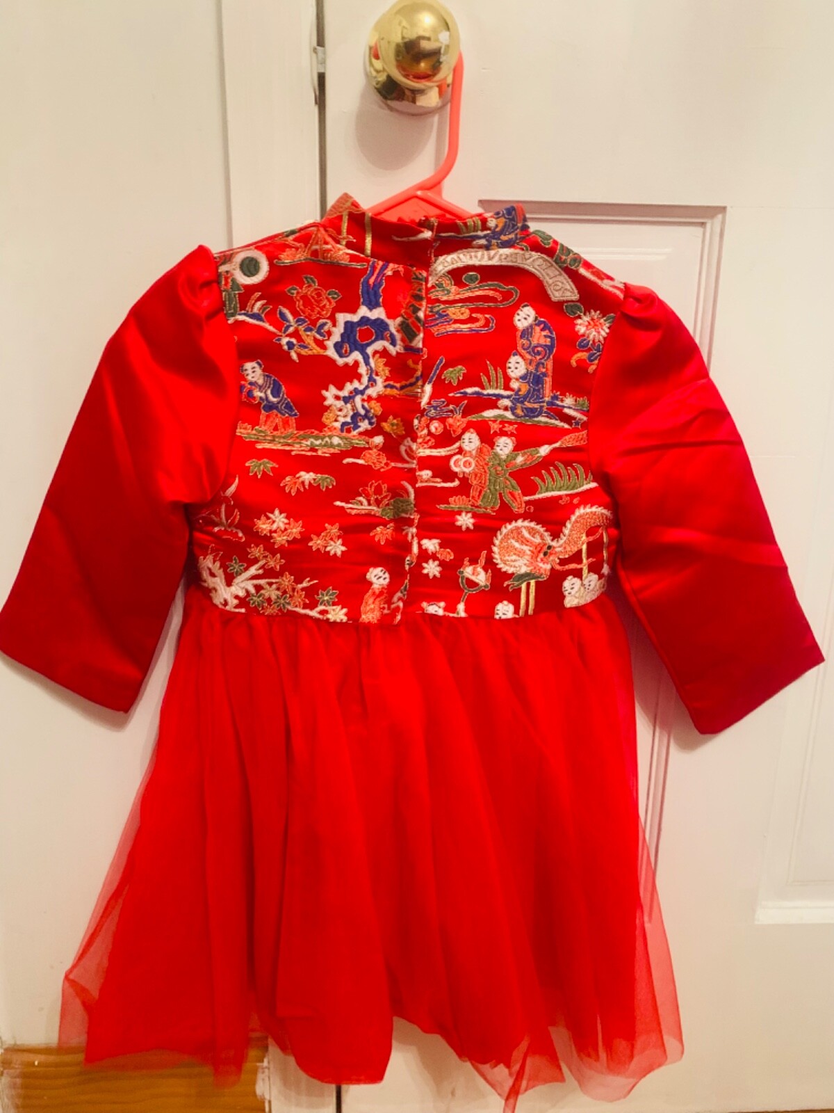Chinese New Year Traditional Kids Tang Suit 120cm