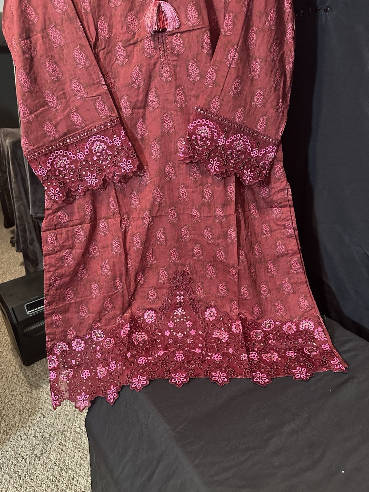 Riwayat Brand Embroidered Lawn/Cotton Shirt / Kurti – 1 Pc-Medium & Large -$22