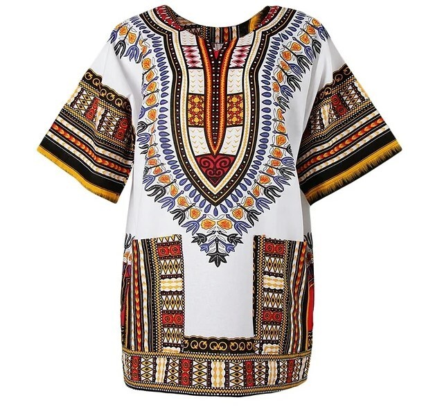 100% Cotton Premium Quality African Kente Top (for Men, Women, Boys and girls